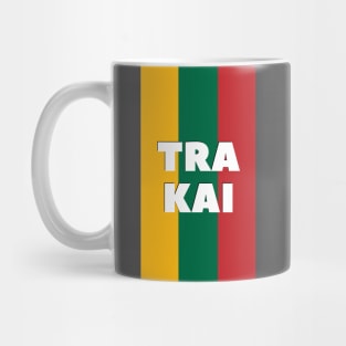 Trakai City in Lithuanian Flag Vertical Mug